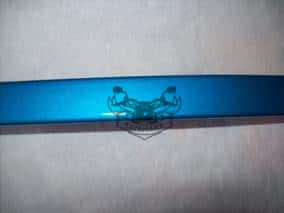 Moulure de selle droite bleue RD50 RD50M d'origine Yamaha Hyper rare – Image 2